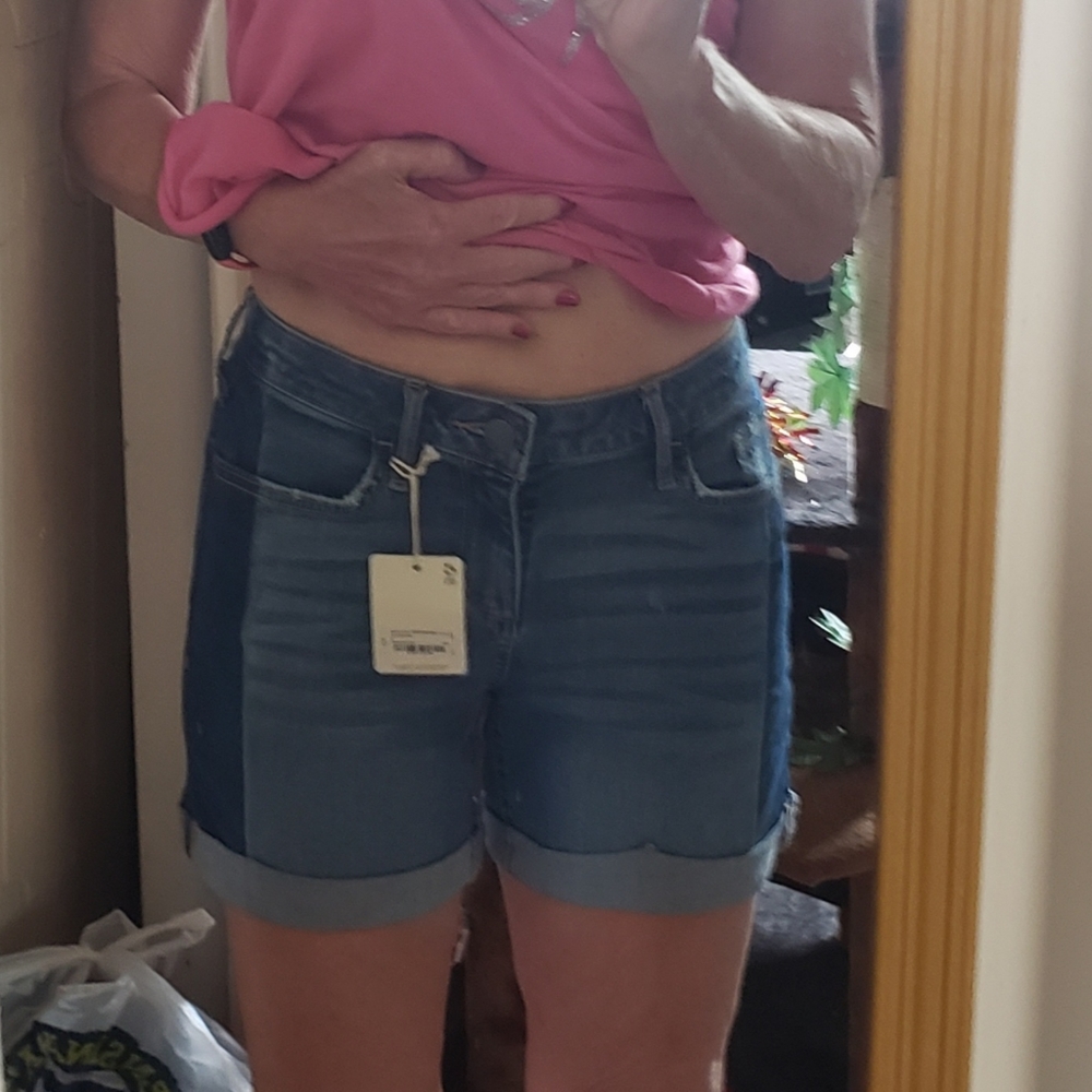 Denim shorts